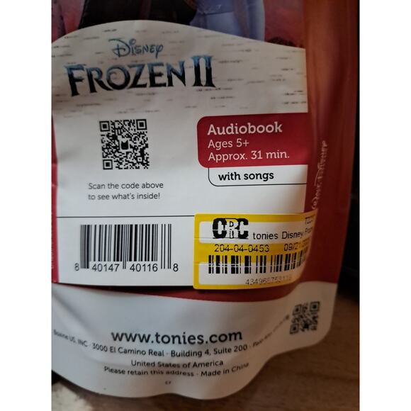 Tonies Frozen 2 Place Your Tonie Into Your Toniebox To Listen - Picture 3 of 4